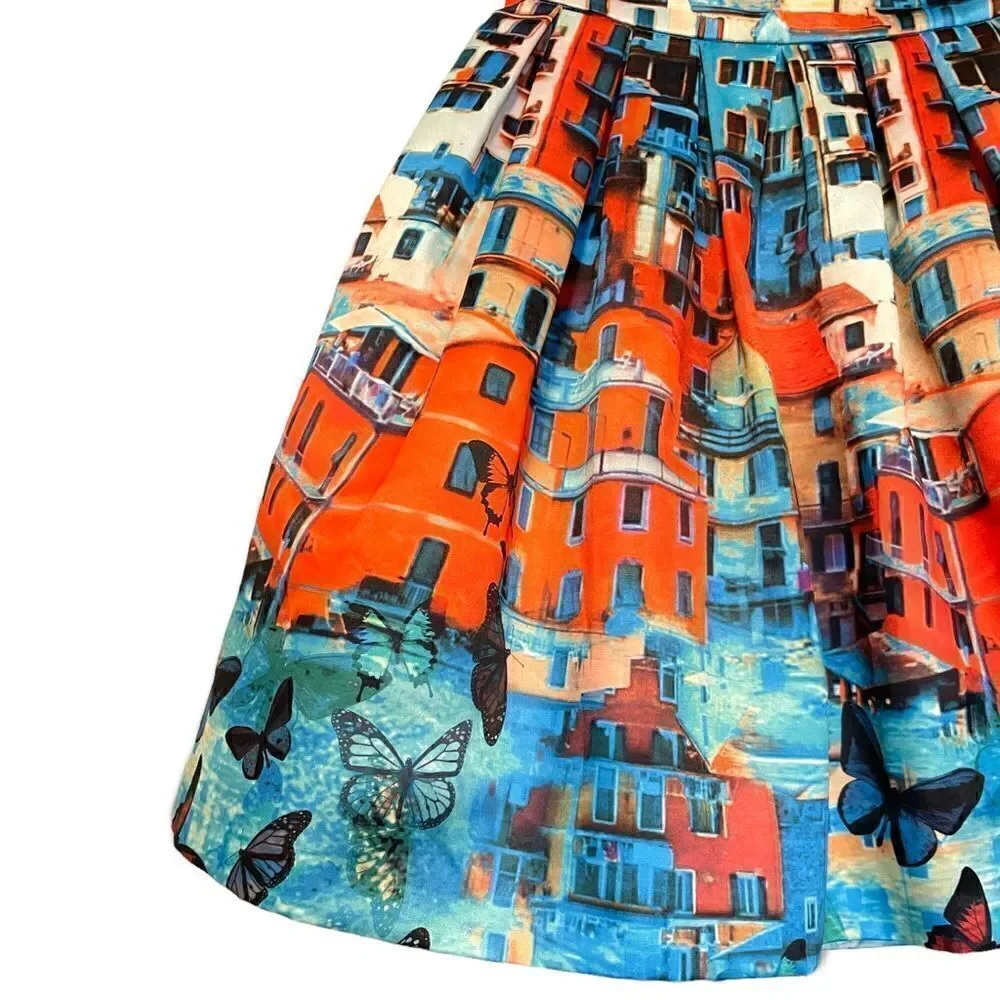 ALICE + OLIVIA Printed Mini Skirt | Size: XS |